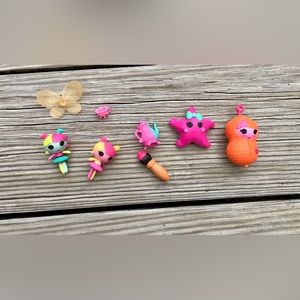 LALALOOPSY Oopsies Tiny Littles Vinyl Fairy Dolls Starfish Peanut Wings Toys